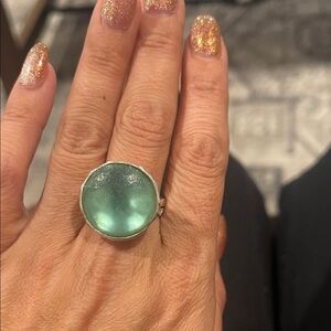 Roman Glass Sterling Silver